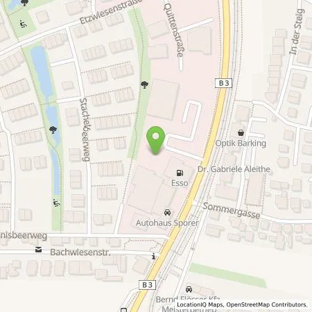 Standortübersicht der Tankstelle EnBW mobility+ AG und Co.KG in 69469 Weinheim