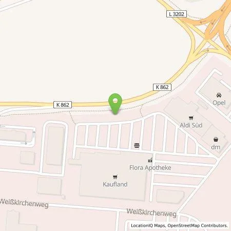 Standortübersicht der Tankstelle EnBW mobility+ AG und Co.KG in 63571 Gelnhausen