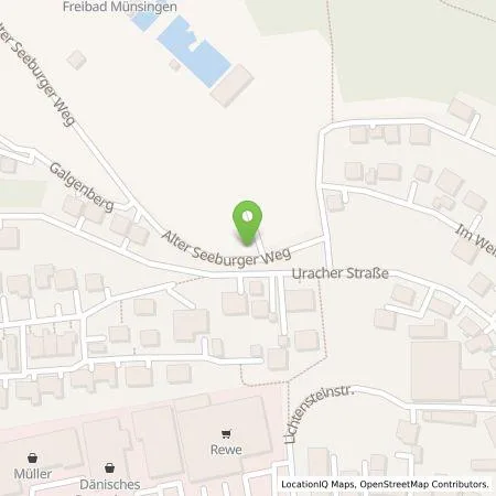 Standortübersicht der Tankstelle EnBW mobility+ AG und Co.KG in 72525 Münsingen