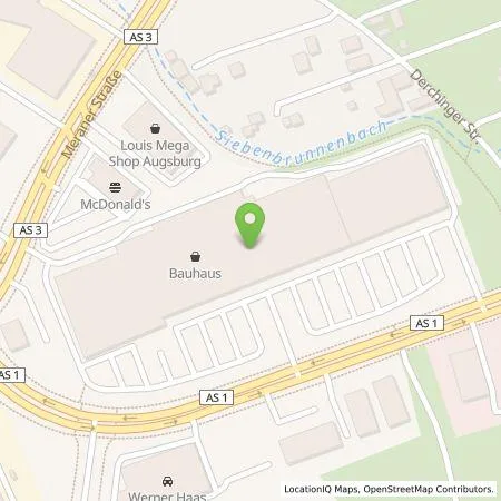 Standortübersicht der Tankstelle EnBW mobility+ AG und Co.KG in 86165 Augsburg