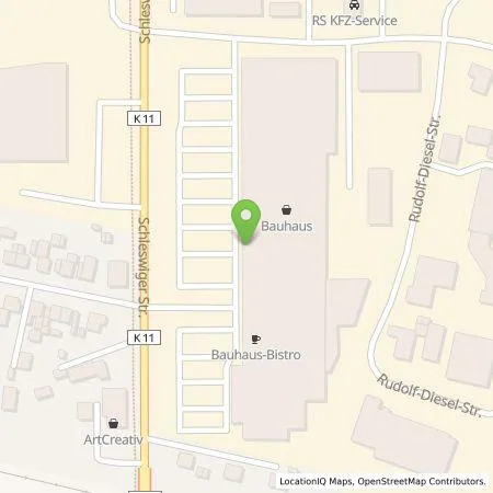 Standortübersicht der Tankstelle EnBW mobility+ AG und Co.KG in 24941 Flensburg