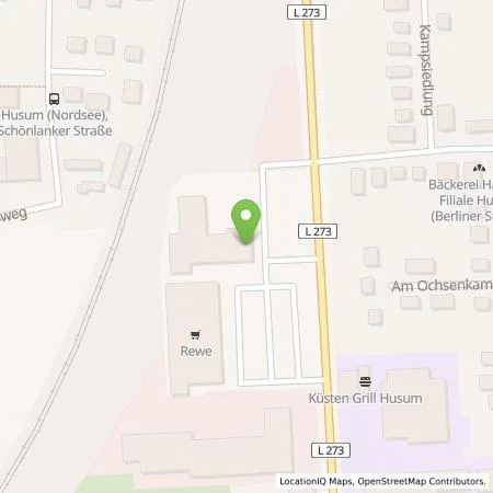 Standortübersicht der Tankstelle EnBW mobility+ AG und Co.KG in 25813 Husum