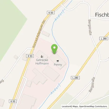 Standortübersicht der Tankstelle EnBW mobility+ AG und Co.KG in 57572 Niederfischbach