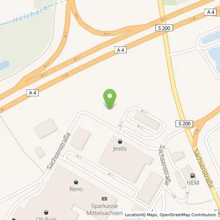 Standortübersicht der Tankstelle EnBW mobility+ AG und Co.KG in 09244 Lichtenau