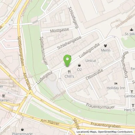 Standortübersicht der Tankstelle N-ERGIE Aktiengesellschaft in 90402 Nürnberg