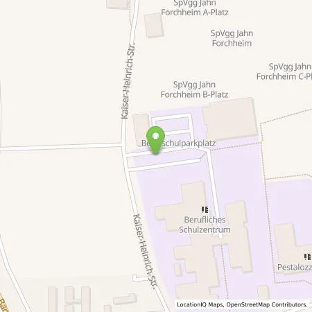 Standortübersicht der Tankstelle Stadtwerke Forchheim GmbH in 91301 Forchheim