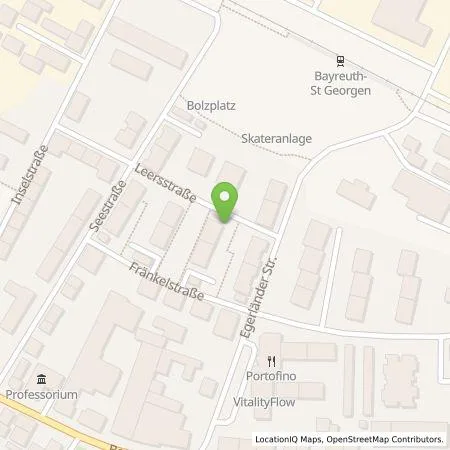 Standortübersicht der Tankstelle Stadtwerke Bayreuth Holding GmbH in 95448 Bayreuth