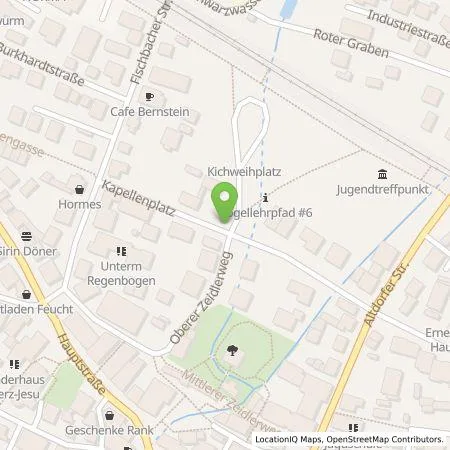 Standortübersicht der Tankstelle Feuchter Gemeindewerke GmbH in 90537 Feucht