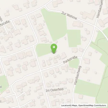 Standortübersicht der Tankstelle Westfalen Weser Ladeservice GmbH in 32289 Rödinghausen