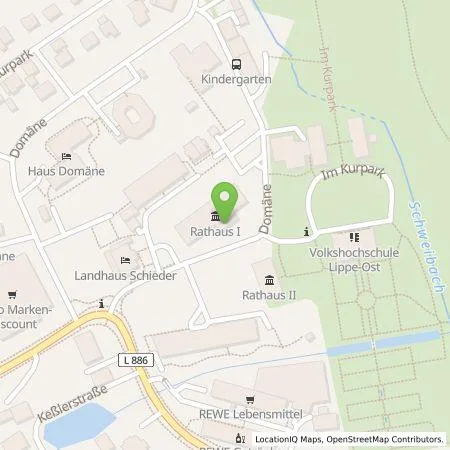 Standortübersicht der Tankstelle Westfalen Weser Ladeservice GmbH in 32816 Schwalenberg