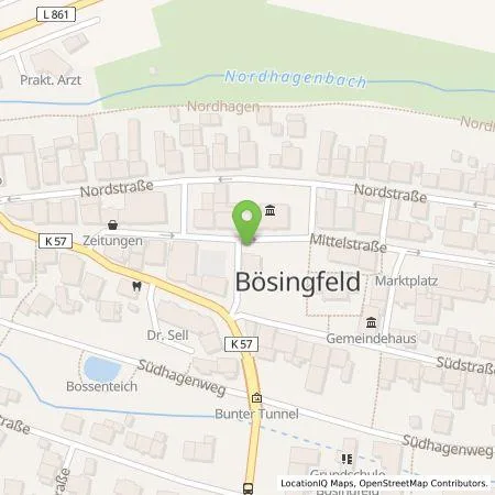 Standortübersicht der Tankstelle Westfalen Weser Ladeservice GmbH in 32699 Extertal