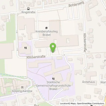 Standortübersicht der Tankstelle Westfalen Weser Ladeservice GmbH in 33034 Brakel