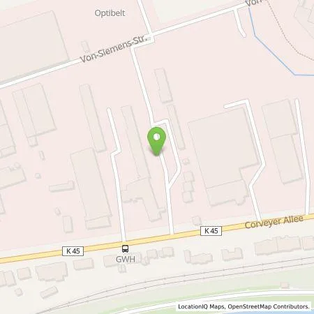 Standortübersicht der Tankstelle Westfalen Weser Ladeservice GmbH in 37671 Höxter