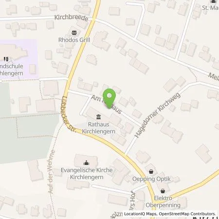 Standortübersicht der Tankstelle Westfalen Weser Ladeservice GmbH in 32278 Kirchlengern