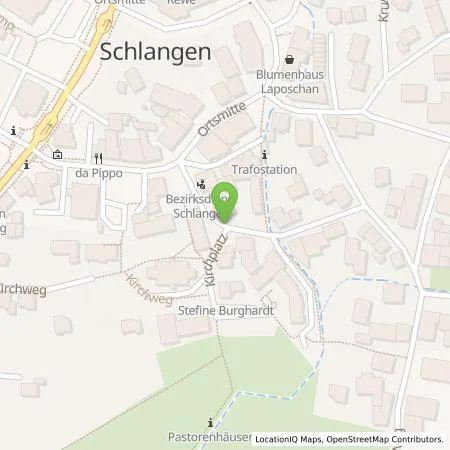 Standortübersicht der Tankstelle Westfalen Weser Ladeservice GmbH in 33189 Schlangen