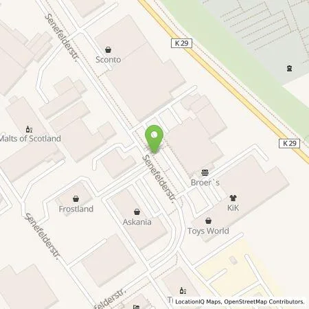 Standortübersicht der Tankstelle Westfalen Weser Ladeservice GmbH in 33100 Paderborn