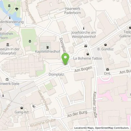 Standortübersicht der Tankstelle Westfalen Weser Ladeservice GmbH in 33098 Paderborn