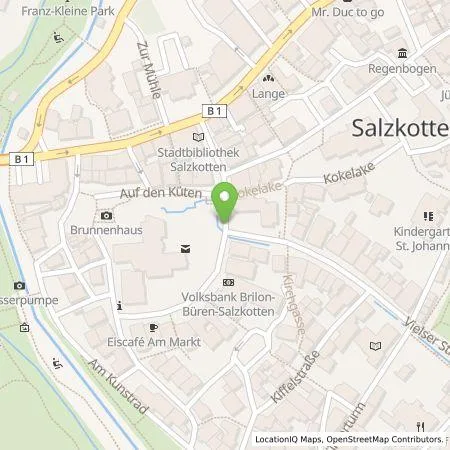 Standortübersicht der Tankstelle Westfalen Weser Ladeservice GmbH in 33154 Salzkotten