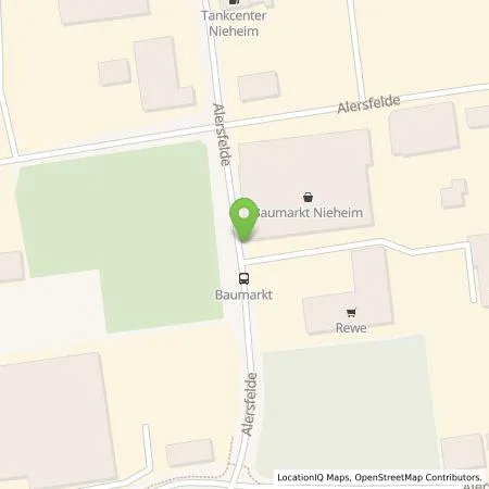 Standortübersicht der Tankstelle Westfalen Weser Ladeservice GmbH in 33039 Nieheim