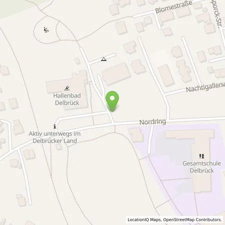 Standortübersicht der Tankstelle Westfalen Weser Ladeservice GmbH in 33129 Delbrück