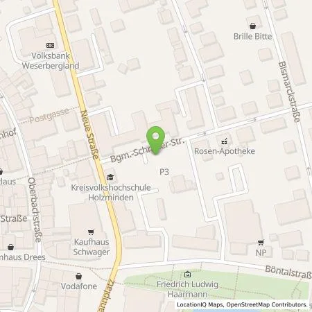 Standortübersicht der Tankstelle Westfalen Weser Ladeservice GmbH in 37603 Holzminden