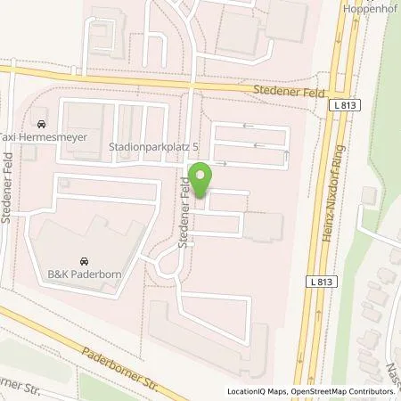 Standortübersicht der Tankstelle Westfalen Weser Ladeservice GmbH in 33104 Paderborn