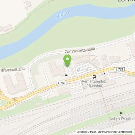 Standortübersicht der Tankstelle Westfalen Weser Ladeservice GmbH in 32584 Löhne