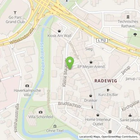 Standortübersicht der Tankstelle Westfalen Weser Ladeservice GmbH in 32052 Herford