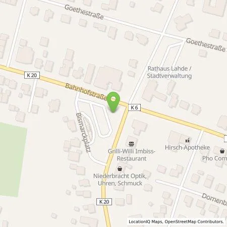 Standortübersicht der Tankstelle Westfalen Weser Ladeservice GmbH in 32469 Petershagen