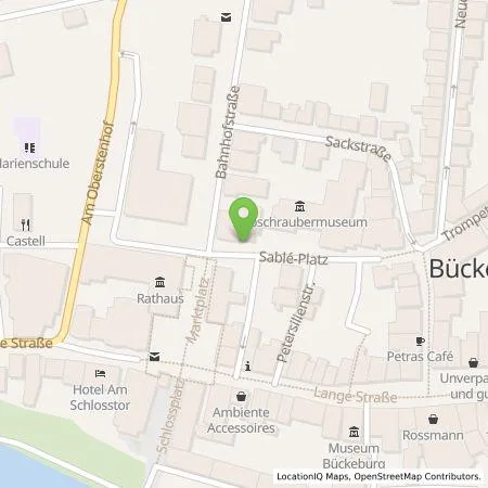 Standortübersicht der Tankstelle Westfalen Weser Ladeservice GmbH in 31675 Bückeburg