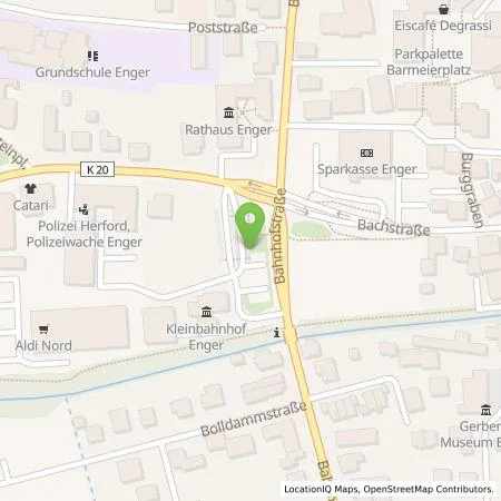 Standortübersicht der Tankstelle Westfalen Weser Ladeservice GmbH in 32130 Enger