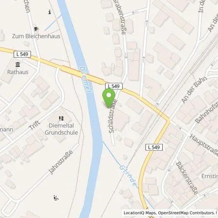 Standortübersicht der Tankstelle Westfalen Weser Ladeservice GmbH in 34431 Marsberg