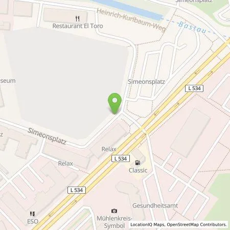 Standortübersicht der Tankstelle Westfalen Weser Ladeservice GmbH in 32423 Minden