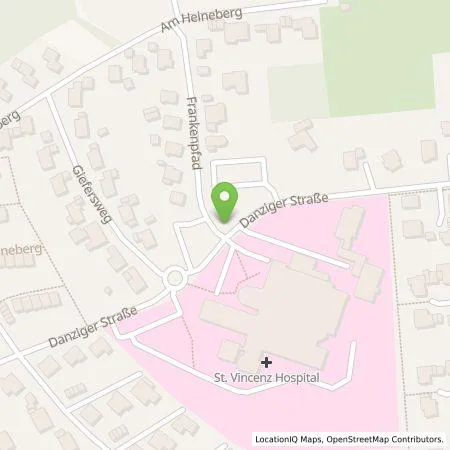 Standortübersicht der Tankstelle Westfalen Weser Ladeservice GmbH in 33034 Brakel