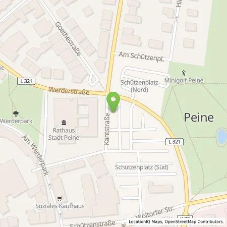 Standortübersicht der Tankstelle Stadtwerke Peine GmbH in 31224 Peine