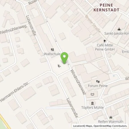 Standortübersicht der Tankstelle Stadtwerke Peine GmbH in 31224 Peine