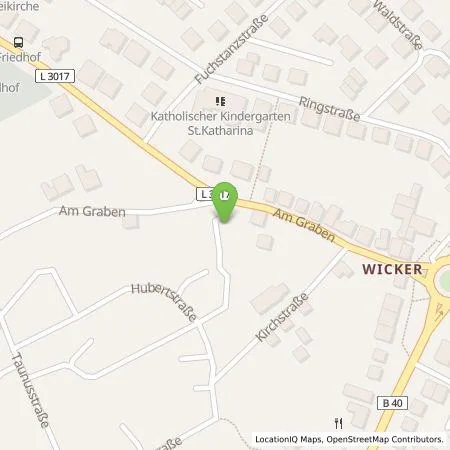 Standortübersicht der Tankstelle Westfalen Weser Ladeservice GmbH in 65439 Flörsheim