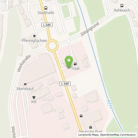 Standortübersicht der Tankstelle Westfalen Weser Ladeservice GmbH in 33142 Bueren