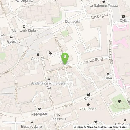 Standortübersicht der Tankstelle Westfalen Weser Ladeservice GmbH in 33100 Paderborn