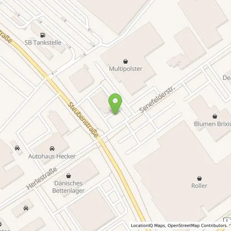 Standortübersicht der Tankstelle Westfalen Weser Ladeservice GmbH in 33100 Paderborn