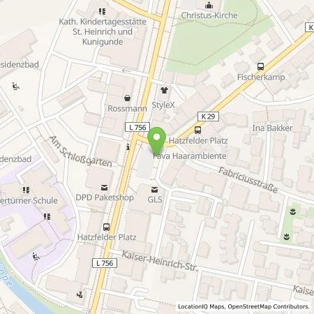 Standortübersicht der Tankstelle Westfalen Weser Ladeservice GmbH in 33104 Paderborn