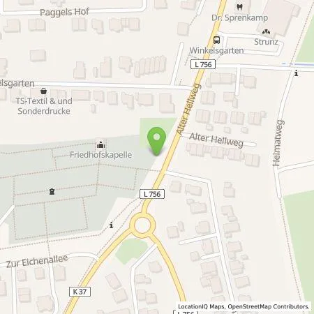 Standortübersicht der Tankstelle Westfalen Weser Ladeservice GmbH in 33106 Paderborn