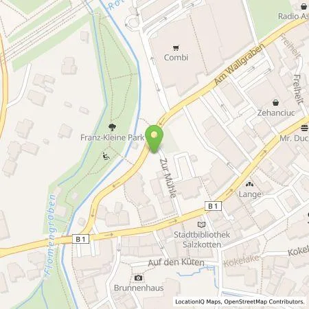 Standortübersicht der Tankstelle Westfalen Weser Ladeservice GmbH in 33154 Salzkotten