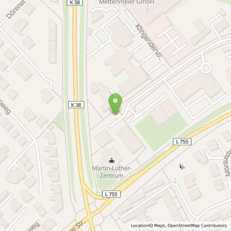 Standortübersicht der Tankstelle Westfalen Weser Ladeservice GmbH in 33100 Paderborn