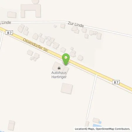 Standortübersicht der Tankstelle Westfalen Weser Ladeservice GmbH in 34414 Warburg