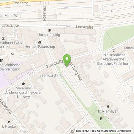 Standortübersicht der Tankstelle Westfalen Weser Ladeservice GmbH in 33098 Paderborn