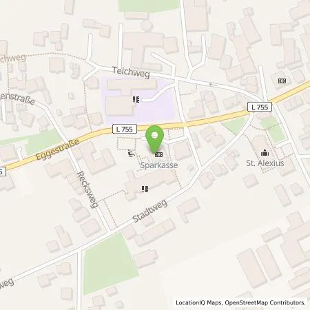 Standortübersicht der Tankstelle Westfalen Weser Ladeservice GmbH in 33100 Paderborn