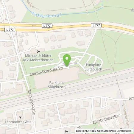 Standortübersicht der Tankstelle Westfalen Weser Ladeservice GmbH in 32545 Bad Oeynhausen