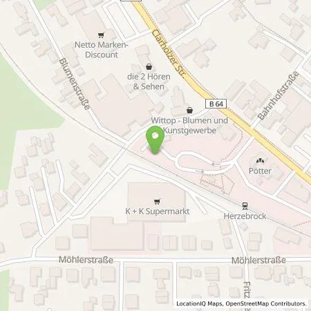 Standortübersicht der Tankstelle Westfalen Weser Ladeservice GmbH in 33442 Herzebrock-Clarholz