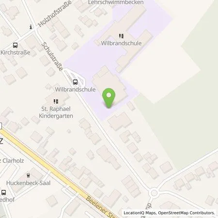 Standortübersicht der Tankstelle Westfalen Weser Ladeservice GmbH in 33442 Herzebrock-Clarholz